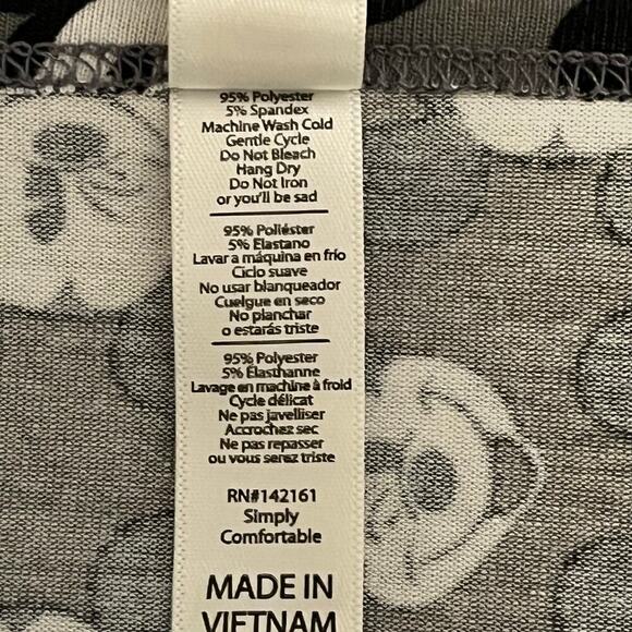 LuLaRoe Disney Mickey Mouse Scoop Neck Tee Shirt XS Simply Comfortable - Picture 6 of 7